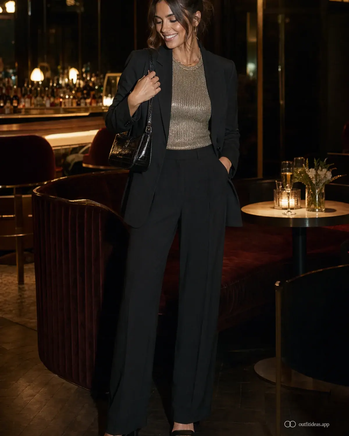 birthday outfit ideas layered variation with full outfit styling, practical footwear, and scene-ready accessories