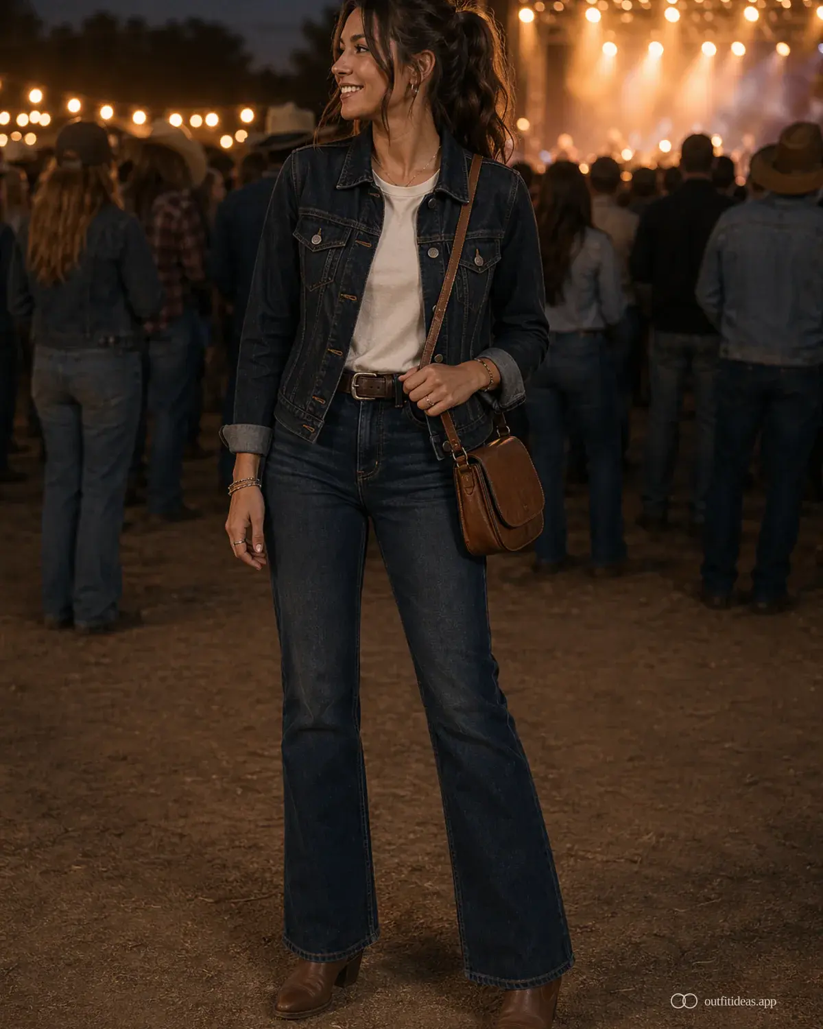 concert outfit ideas polished formula with full outfit styling, practical footwear, and scene-ready accessories
