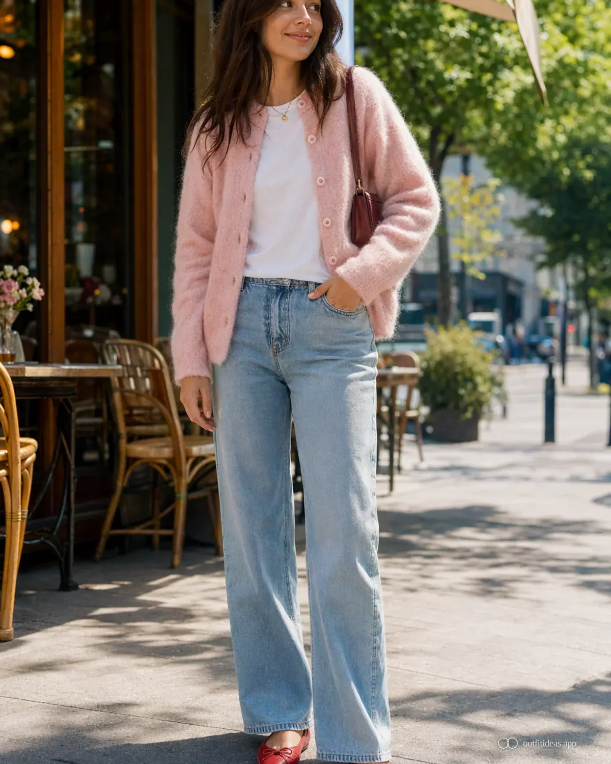 cute outfit ideas core look with full outfit styling, practical footwear, and scene-ready accessories