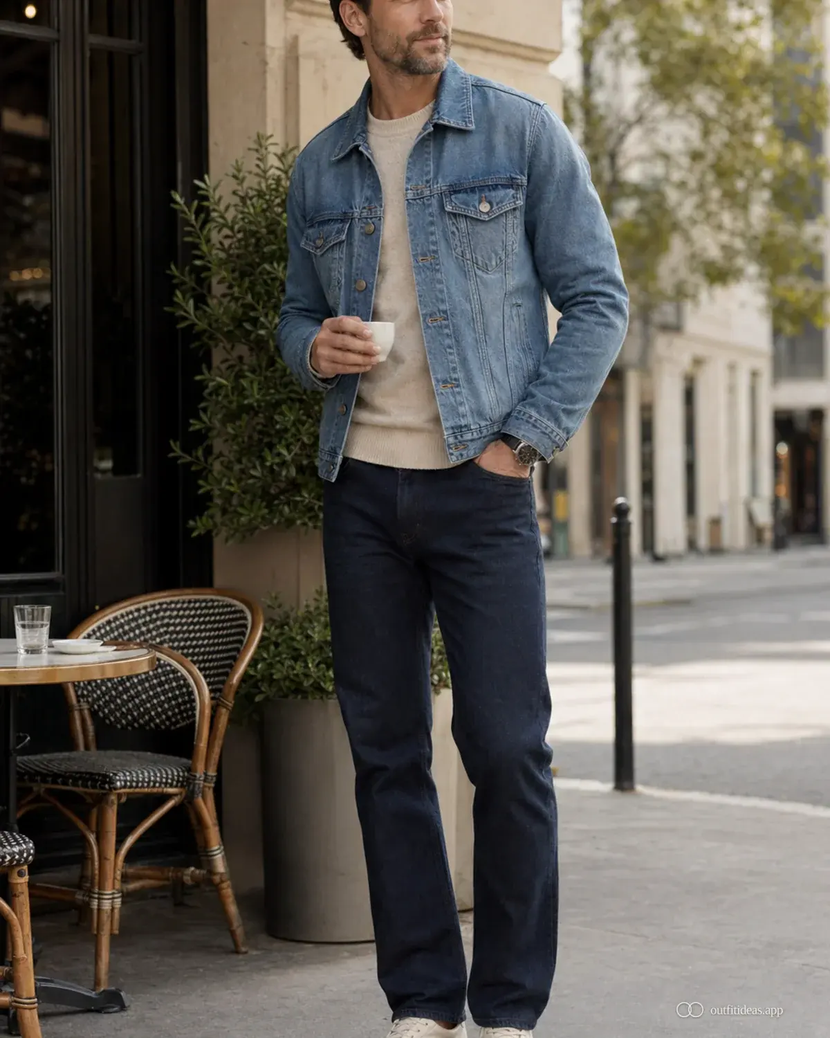 denim outfit ideas layered variant with a complete outfit, practical shoes, and scene-ready accessories