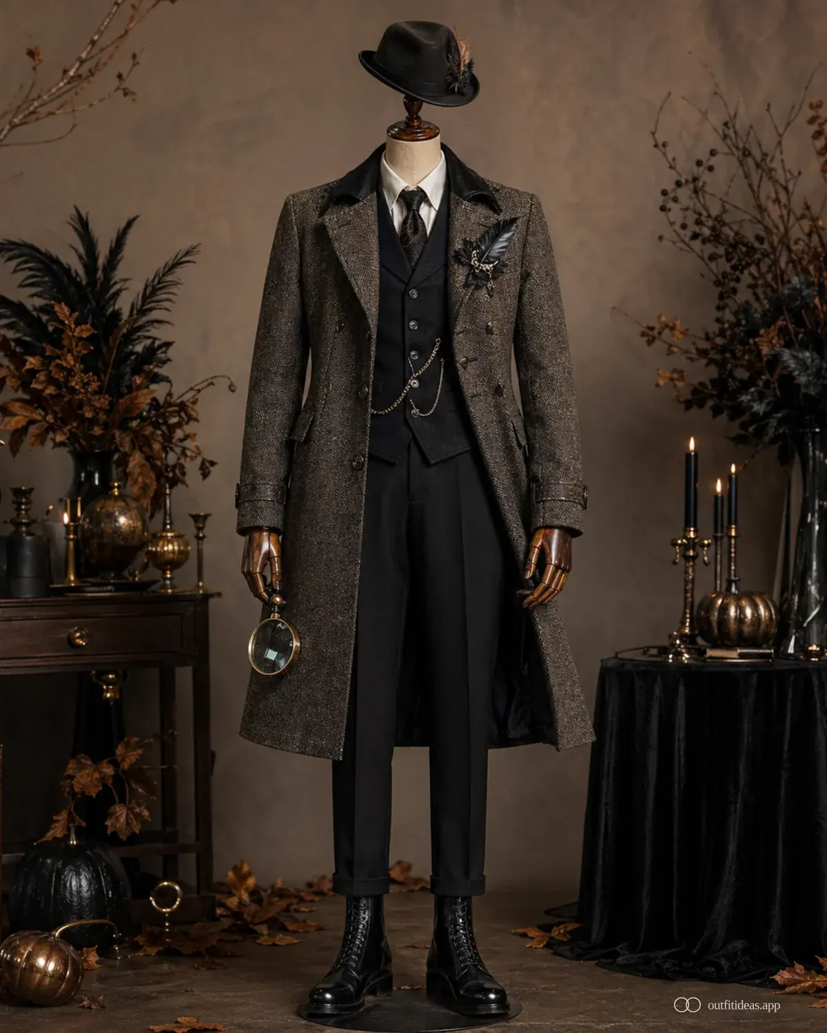 halloween costume ideas layered variant with a complete outfit, practical shoes, and scene-ready accessories