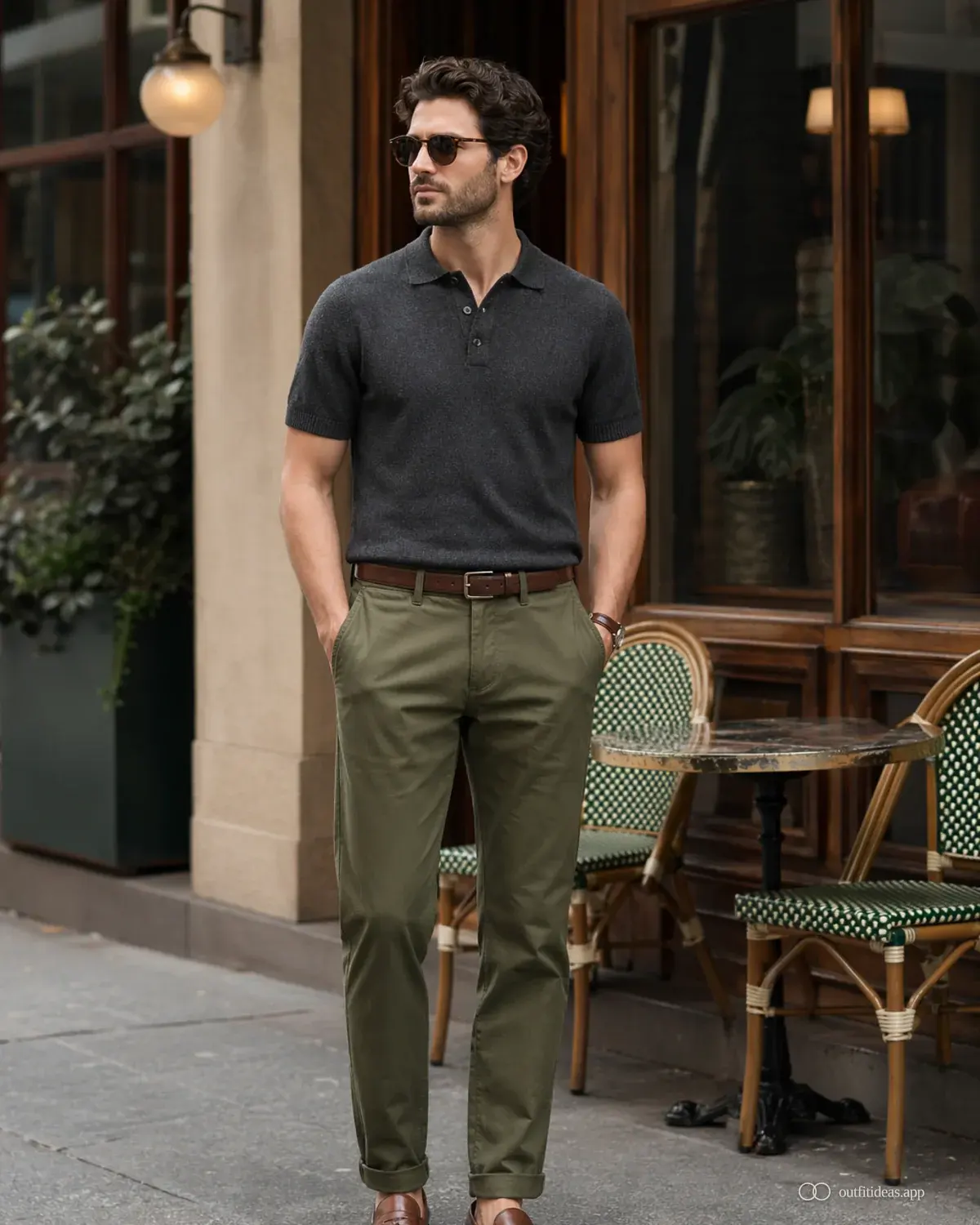 men outfit ideas layered variation with full outfit styling, practical footwear, and scene-ready accessories