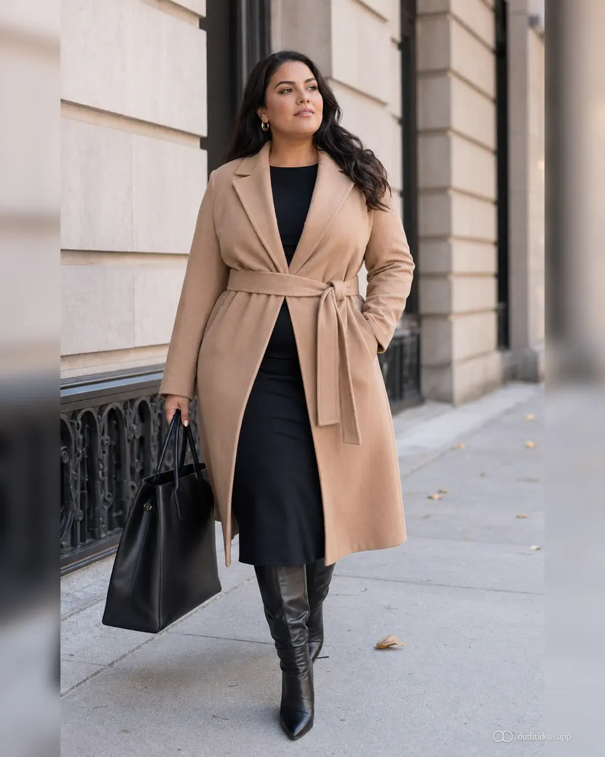 plus size outfit ideas core look with a complete outfit, practical shoes, and scene-ready accessories