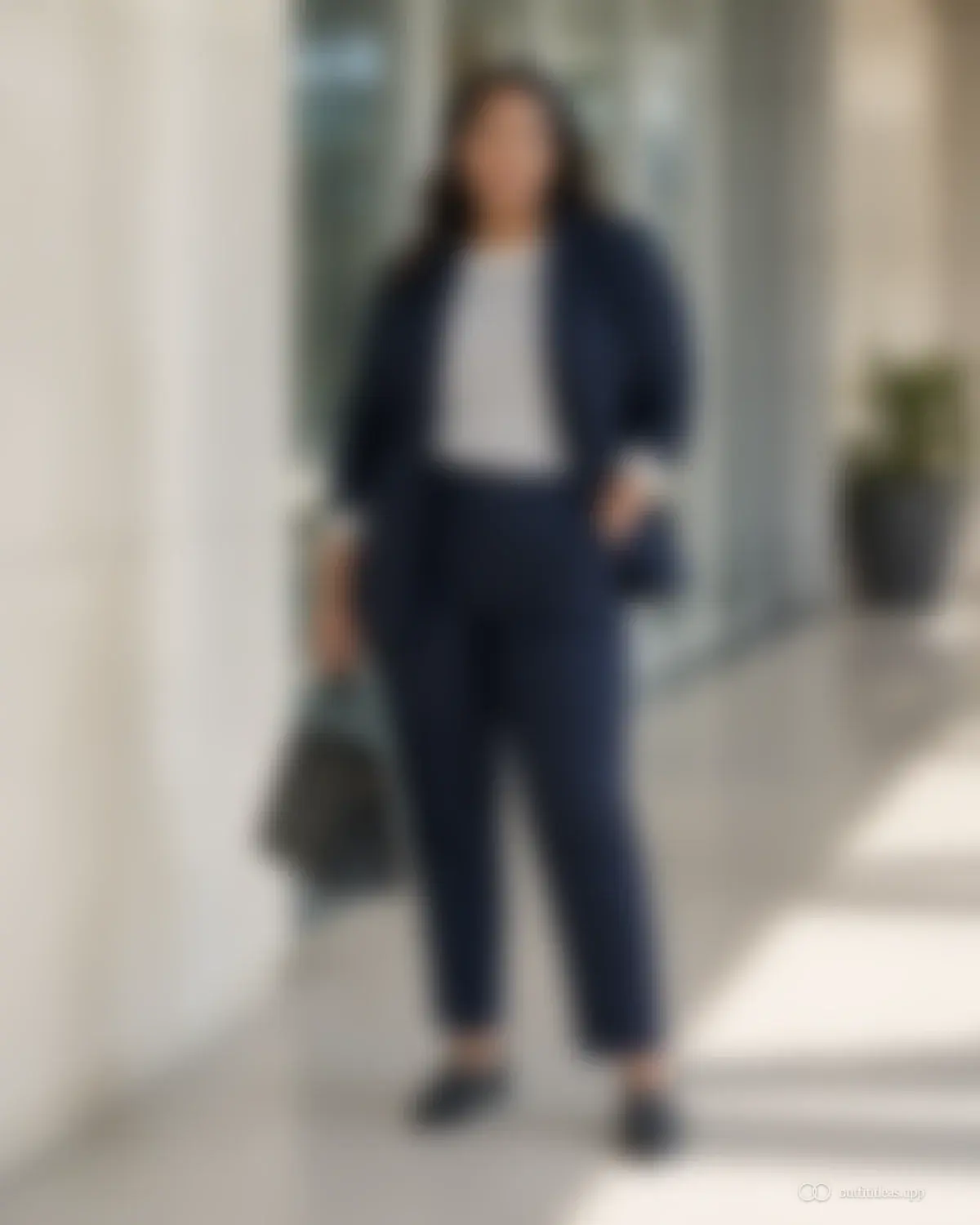plus size outfit ideas soft contrast look with a complete outfit, practical shoes, and scene-ready accessories
