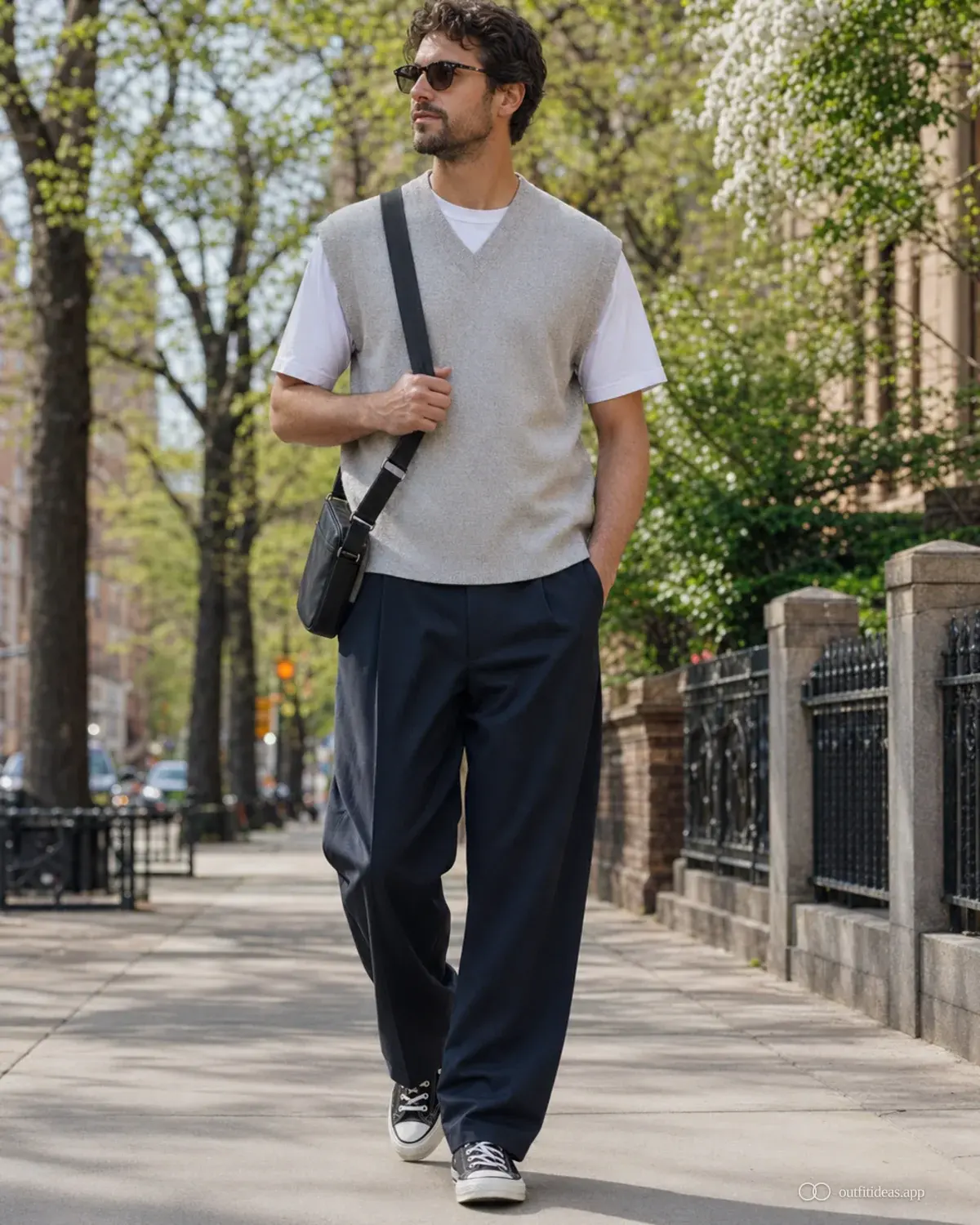 spring outfit ideas easy repeat outfit with a complete outfit, practical shoes, and scene-ready accessories