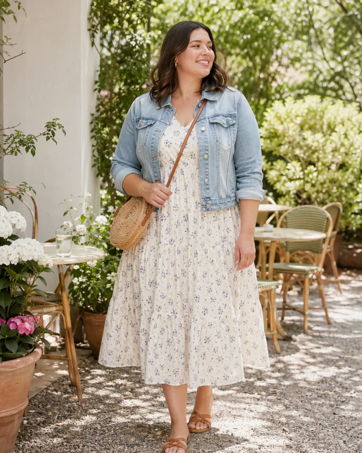summer outfit ideas soft contrast look with full outfit styling, practical footwear, and scene-ready accessories