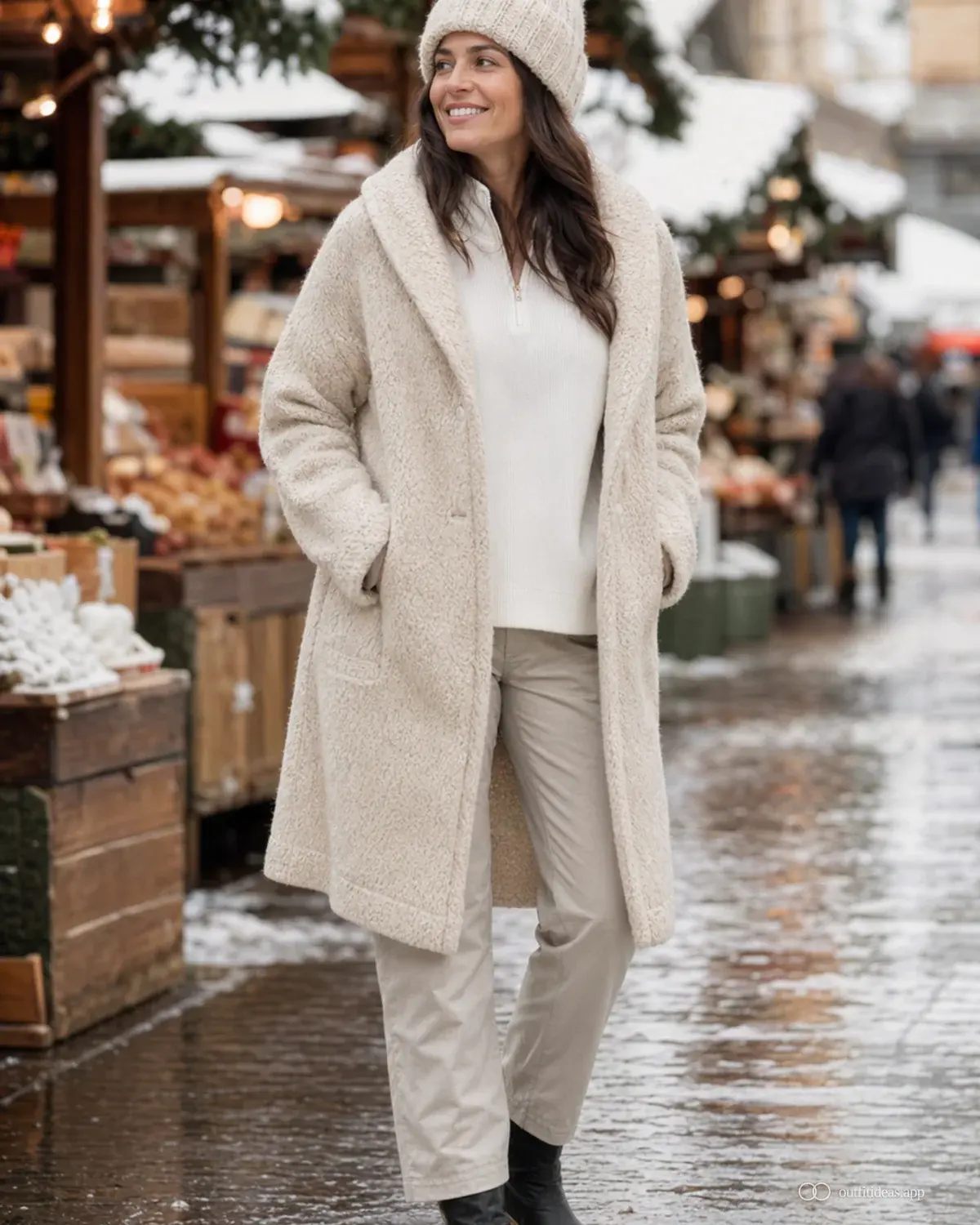 winter outfit ideas easy day outfit with full outfit styling, practical footwear, and scene-ready accessories